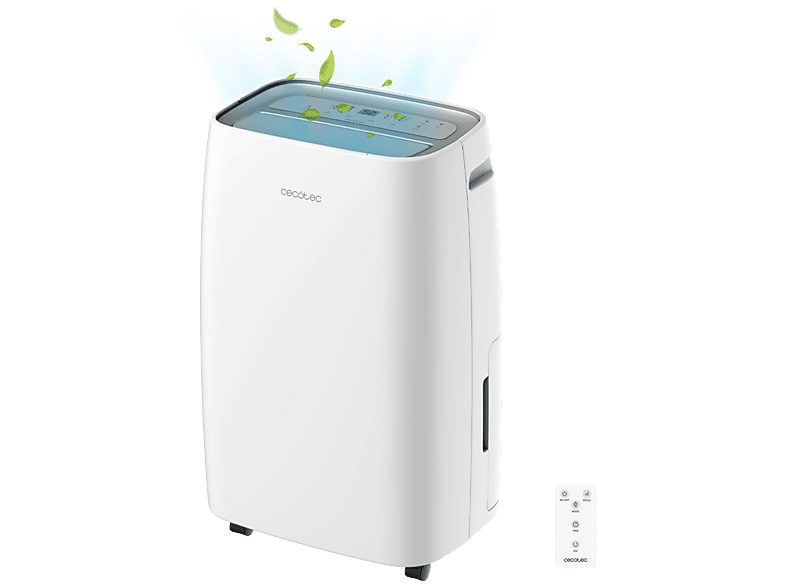 Deshumidificador - Cecotec BigDry 10000 Expert Connected, 30 L/día, Depósito extraíble 6 L, Control WiFi, Secado de ropa, Temporizador 24 h, Blanco