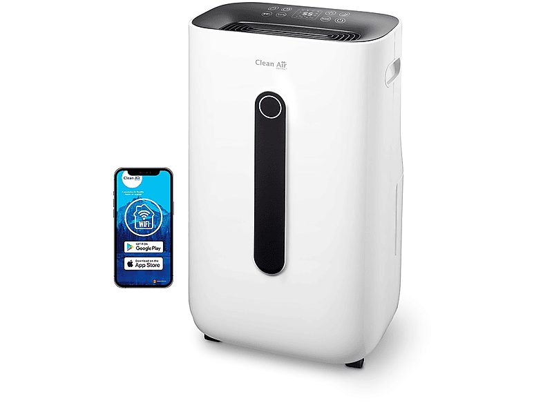 Deshumidificador - CLEAN AIR OPTIMA CA-705 smart, 6,5 l, 50 m², Blanco
