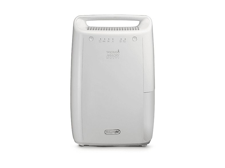 Deshumidificador - DE LONGHI DEX212SF, 2,1 l, 55 m², Blanco