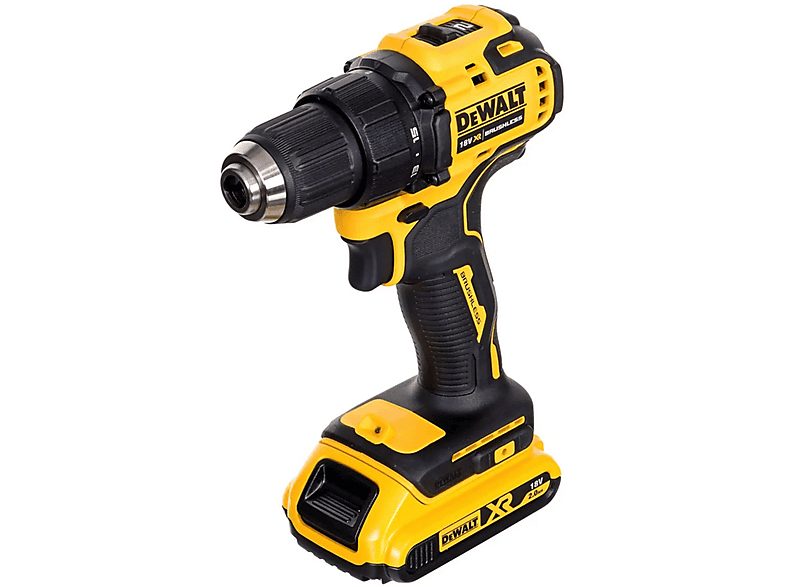 Destornillador eléctrico  - DCD708D2T-QW DEWALT, Negro, Amarillo