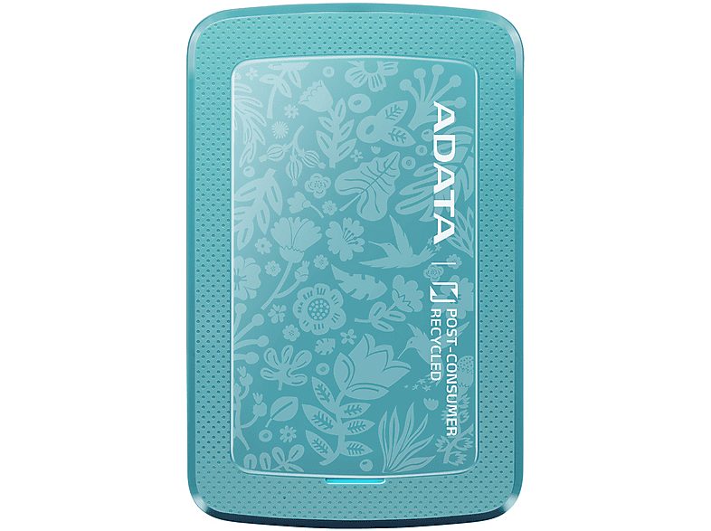 Disco duro externo 1 TB - ADATA Adata HC300 Eco, 2,5 ", HDD, Verde