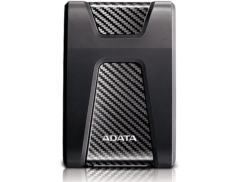Disco duro externo 2 TB - ADATA AHD650-2TU31-CBK, 2,5 ", HDD, Negro