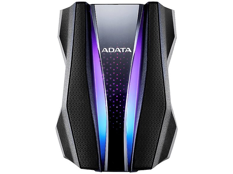 Disco duro externo 2 TB - ADATA AHD770G-2TU32G1-CBK, 2,5 ", HDD, Negro