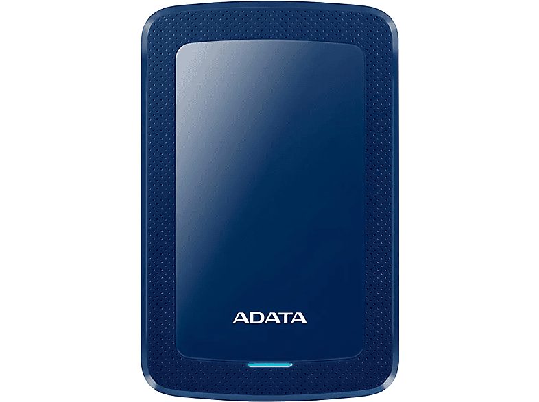 Disco duro externo 2 TB - ADATA AHV300-2TU31-CBL, 2,5 ", HDD, Azul