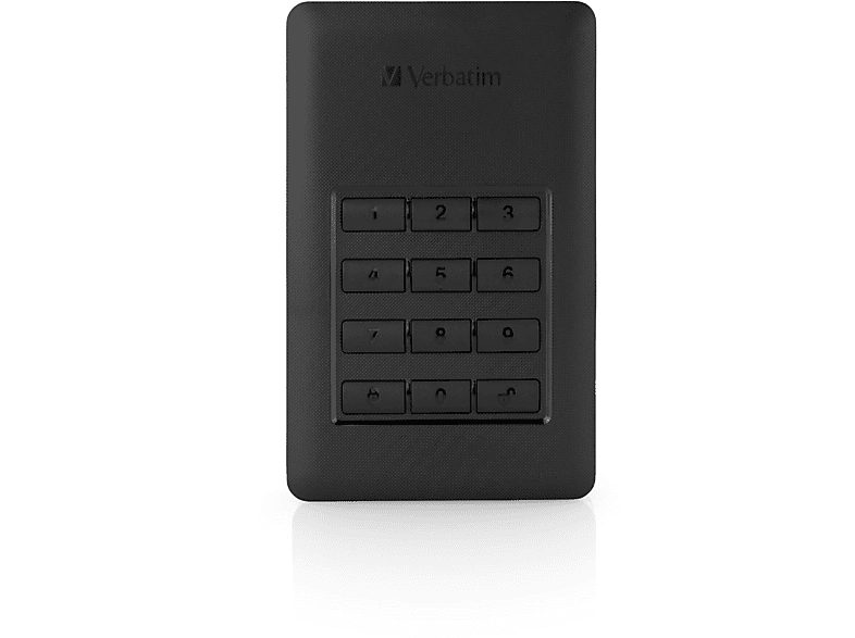 Disco duro externo 2 TB - VERBATIM 53403, 2,5 ", HDD, Negro