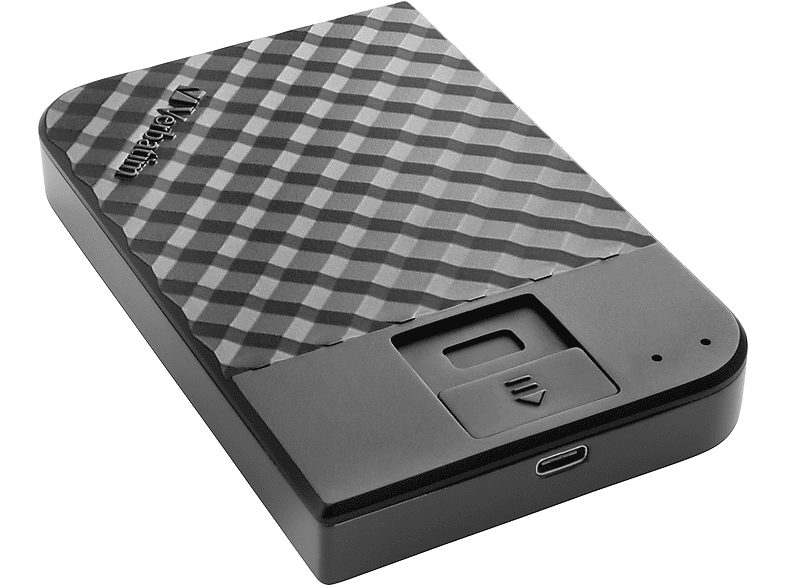 Disco duro externo 2 TB - VERBATIM 53651, 2,5 ", HDD, Negro