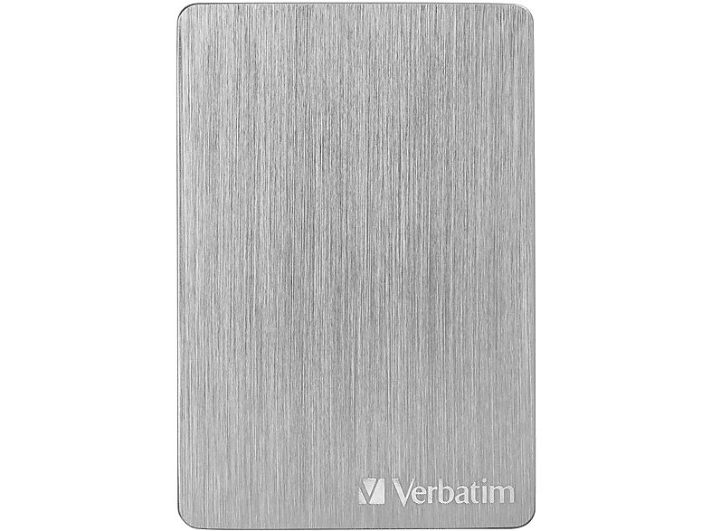 Disco duro externo 2 TB - VERBATIM 53666, 2,5 ", HDD, Plata