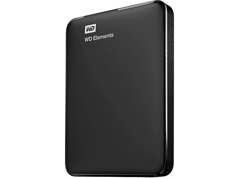 Disco duro externo 2 TB - WESTERN DIGITAL WDBU6Y0020BBK-EESN, 3,5 ", HDD, Negro