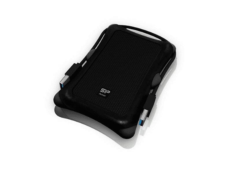 Disco duro externo 2000 GB - SILICON POWER SP020TBPHDA30S3A, 2,5 ", HDD, Negro