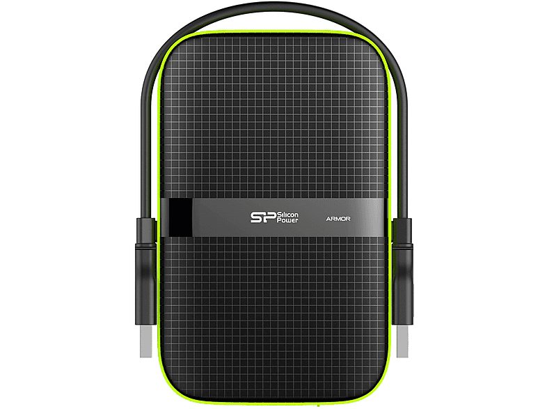 Disco duro externo 4 TB - SILICON POWER SP040TBPHDA60S3K, 2,5 ", HDD, Negro