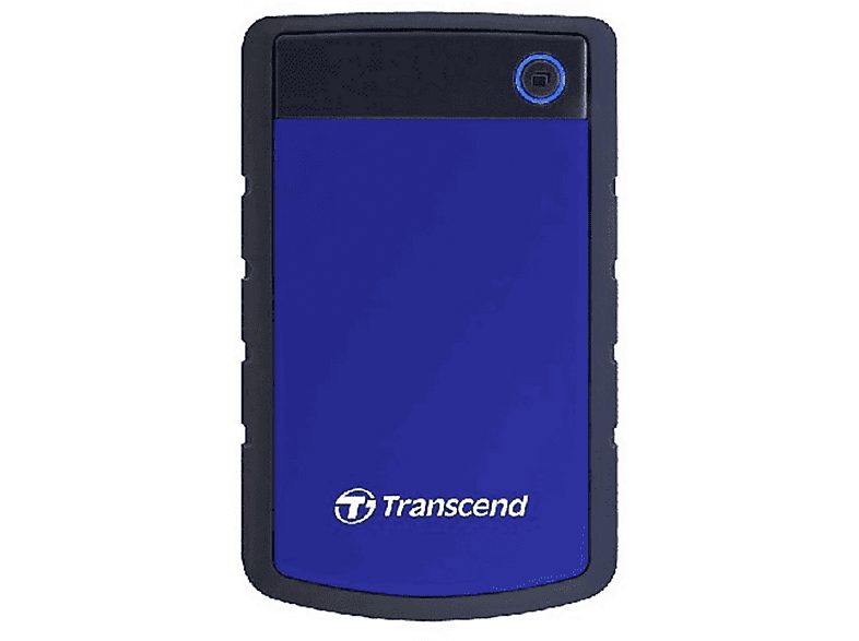 Disco duro externo 4 TB - TRANSCEND TS4TSJ25H3B, 2,5 ", HDD, Azul