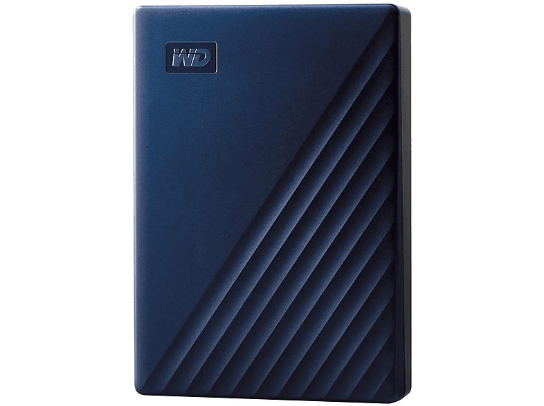 Disco duro externo 4 TB - WD WDBA2F0040BBL-WESN, 2,5 ", HDD, Azul