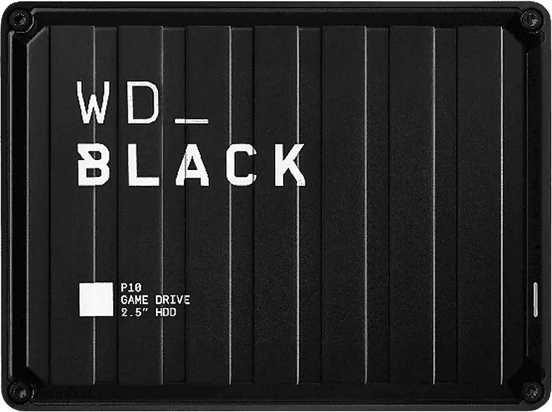 Disco duro externo 4 TB - Western Digital WD_Black P10 Game Drive, Portátil, Compatible con PC y Consolas, HDD, USB 3.2, Negro