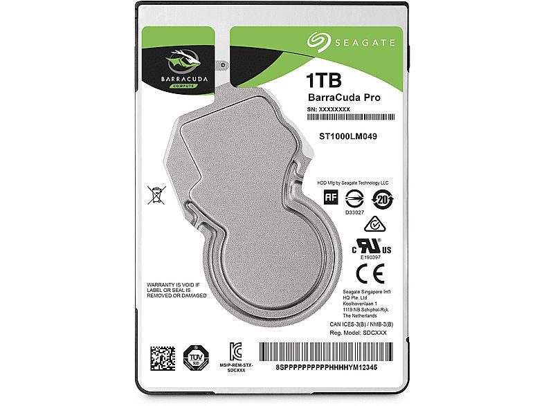 Disco duro HDD interno 1 TB - SEAGATE Barracuda Pro, Interno, Anthracite
Black
Blue
Brown
Cream
Gold
Green
Grey
Multicolor

Orange
Pink
Purple
Red
Silver
Transparent
Turquoise
White
Yellow