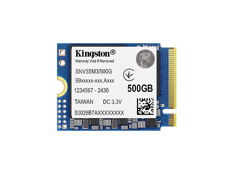 Disco duro SSD interno 500 GB - KINGSTON TECHNOLOGY SNV3SM3/500G, Interno