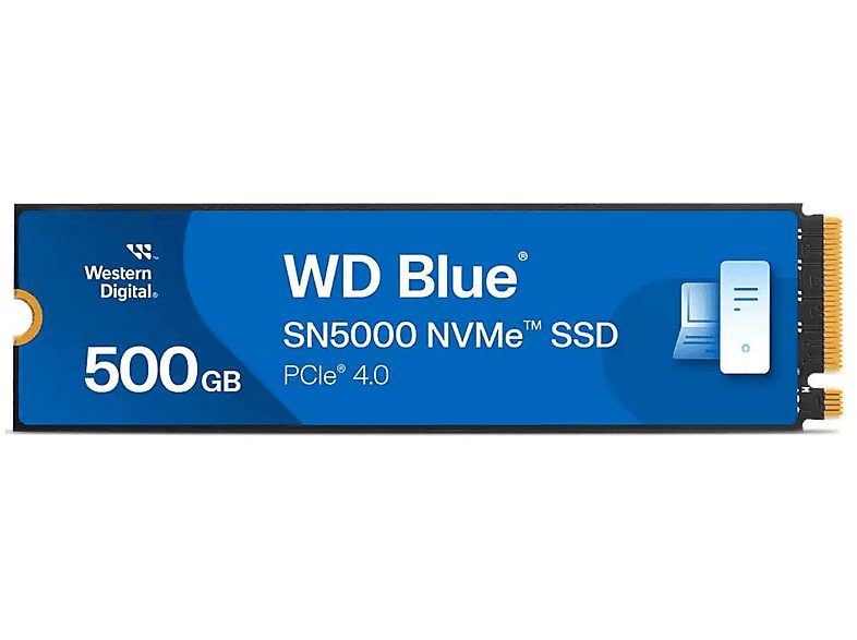 Disco duro SSD interno 500 GB - WESTERN DIGITAL WDS500G4B0E, Interno, Azul
