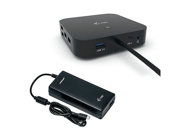 Dock  - C31DUALDPDOCKPD100W I-TEC, Negro