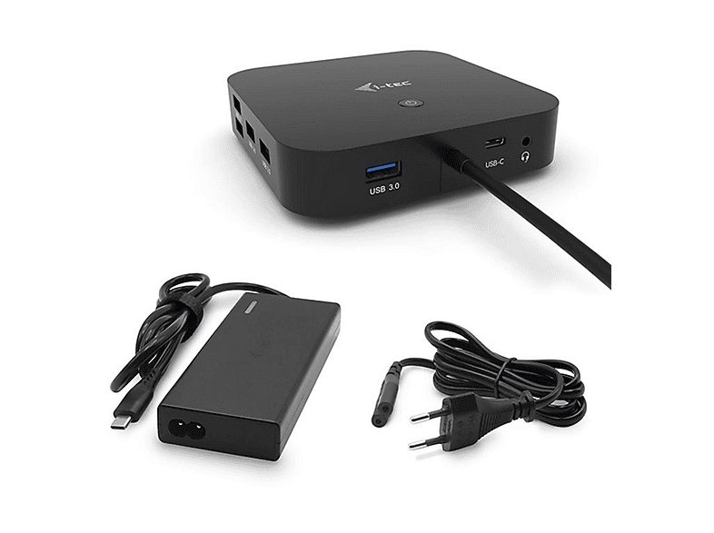 Dock  - C31DUALDPDOCKPD65WUK I-TEC, Negro