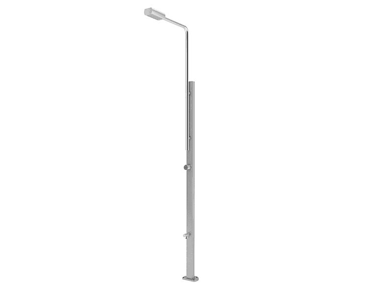 Ducha solar de piscina - ASTRALPOOL Rainbow Agua Fria Plata