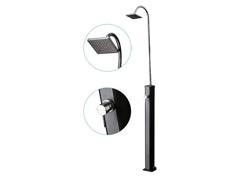 Ducha solar de piscina - GRE 18L En 2 Piezas