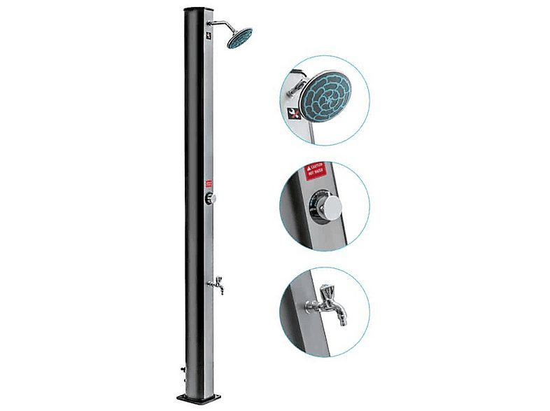 Ducha solar de piscina - GRE 35L Pvc