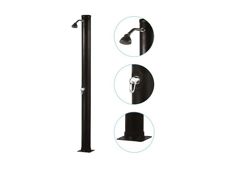 Ducha solar de piscina - PRODUCTOS QP 23 Litros Recta