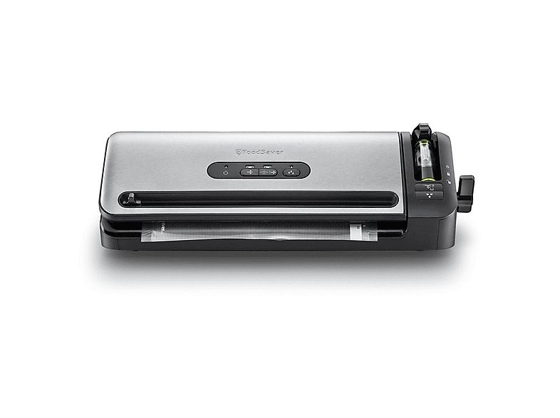 Envasadora al vacío - FOODSAVER Envasadora al vacío FFS017X Stream FoodSaver, 120 W, Negro, Acero inoxidable