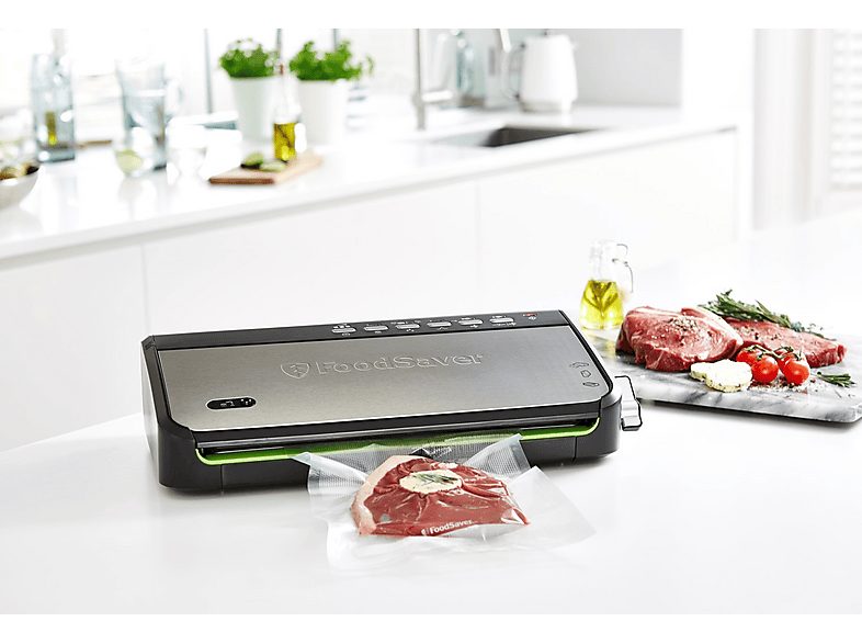 Envasadora al vacío - FOODSAVER FFS005X FoodSaver, 140 W, Plata