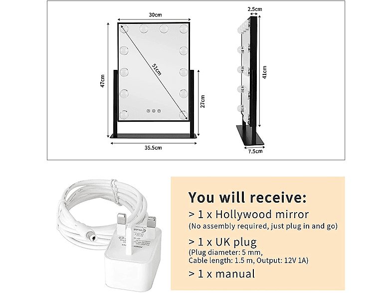 1:espejo-con-luz-espejo-de-maquillaje-con-luz-led-360-tocador-iluminado-12-luces-dimmables-espejo-hollywood-36x47cm-bytelike-negro-1.jpg|2:espejo-con-luz-espejo-de-maquillaje-con-luz-led-360-tocador-iluminado-12-luces-dimmables-espejo-hollywood-36x47cm-by