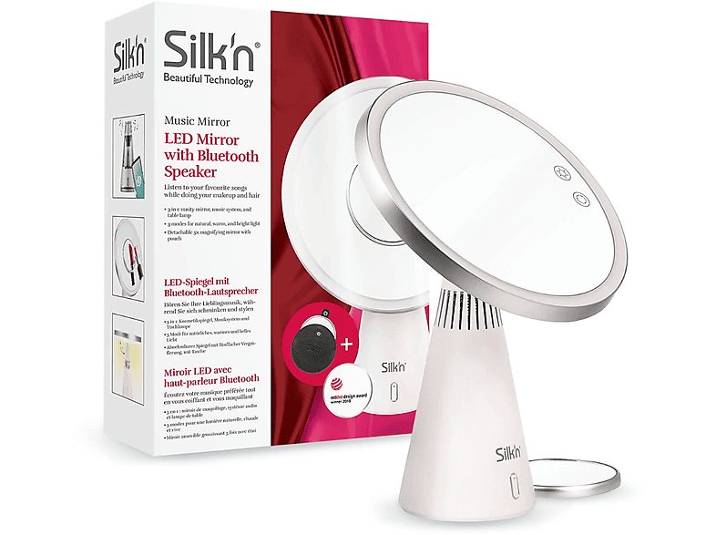 Espejo de aumento - SILK'N MLB1PE1001, Todas las zonas del cuerpo, Glas