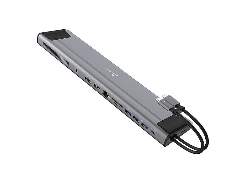 Estación de acoplamiento USB-C de 2ª Generación  - JCD552-N J5CREATE, Gris y Negro