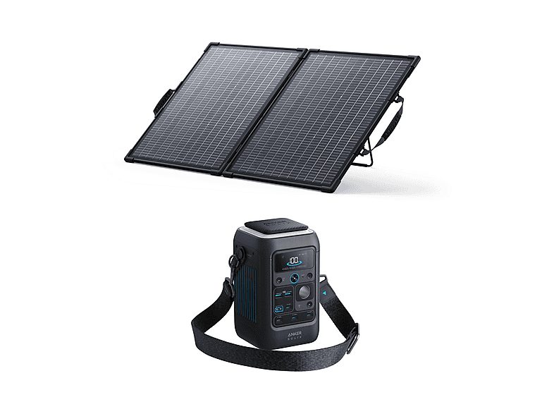 Estación de energía - ANKER SOLIX KIT C300X DC+PS100 Bifacial