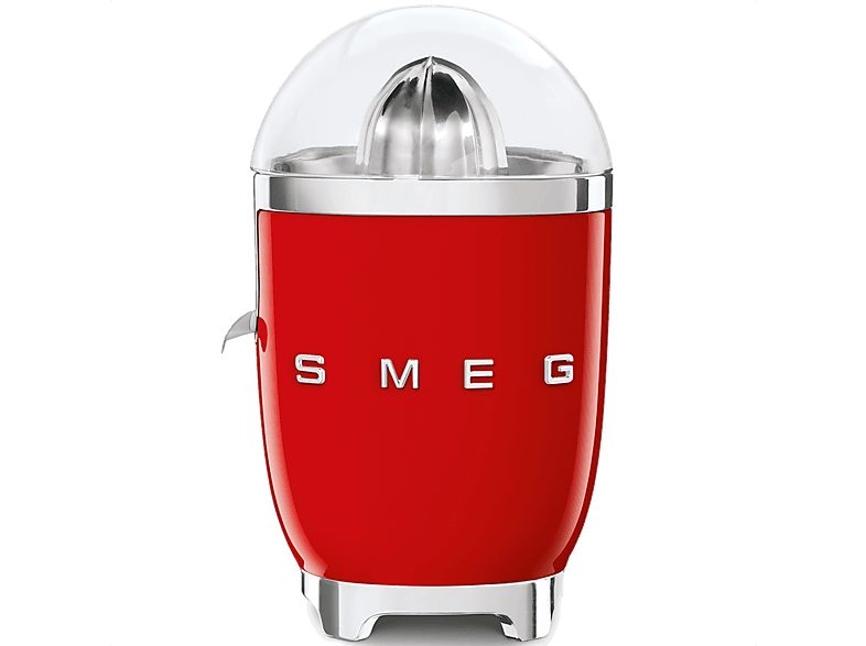 Exprimidor - Smeg CJF-11-RDEU, 0.2 l, 70 W, Rojo brillante