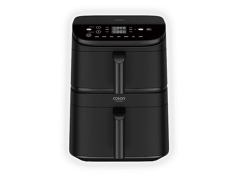 Freidora de aire - COSORI Turbo Tower Basic Chef Edition, 2630 W, 10,8 l, Black
