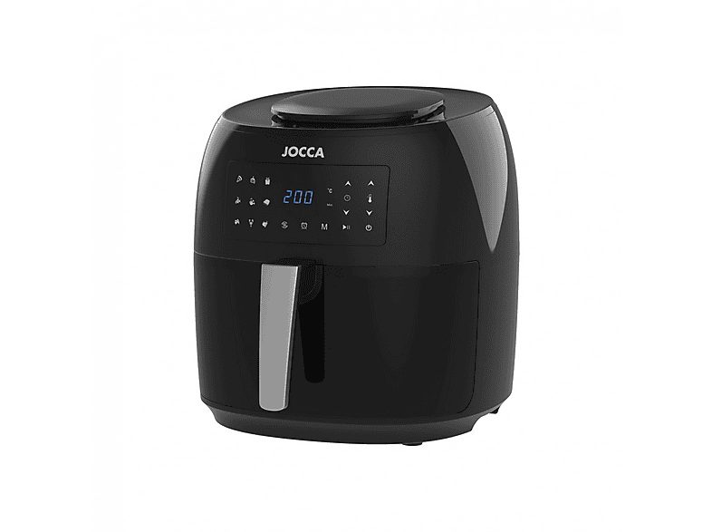 Freidora sin aceite - JOCCA 2075, 1800 W, 7,4 l, Negro