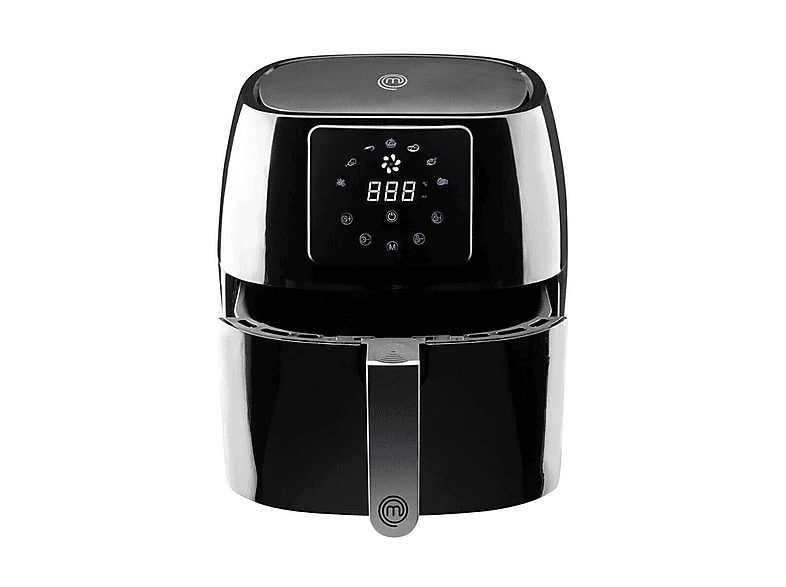 Freidora Sin Aceite - MASTERCHEF 525527, 1600 W, 4,5 l, Negro