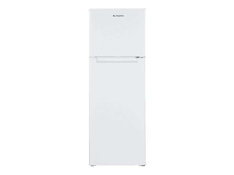 Frigorífico dos puertas - ASPES AF17601E, Altura 1720 mm, Capacidad 0,75 l, Blanco