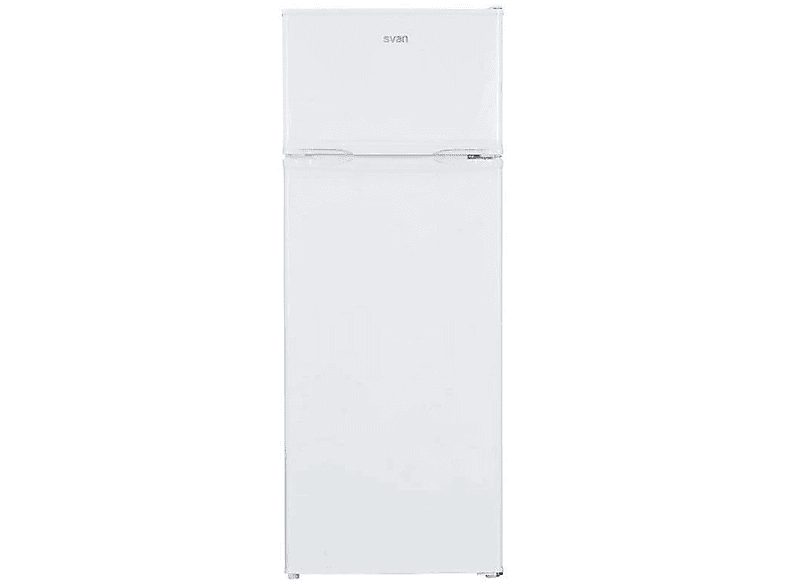 Frigorífico dos puertas - SVAN SF145501E, Cíclico, Altura 1430 mm, Capacidad 206 l, Blanco