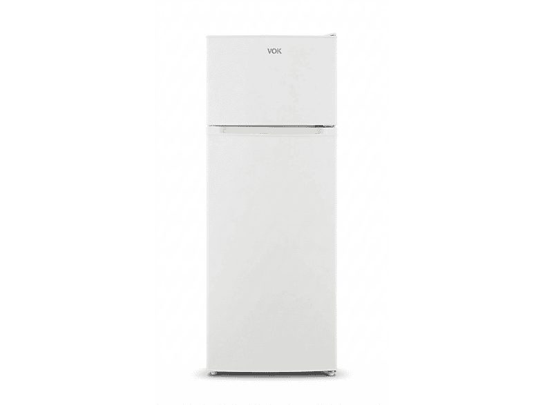 Frigorífico dos puertas - VOK EVR-206DEW, Altura 145 cm, Blanco