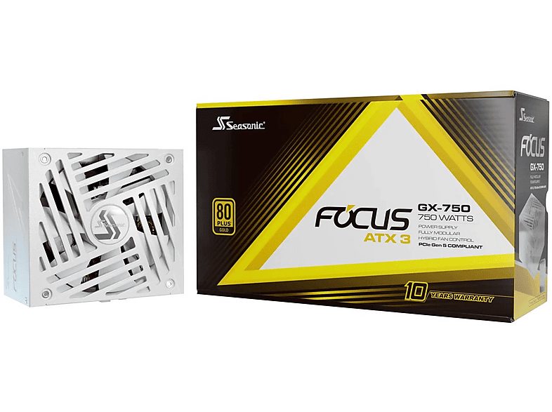Fuente de alimentación PC  - Focus GX SEASONIC, Blanco