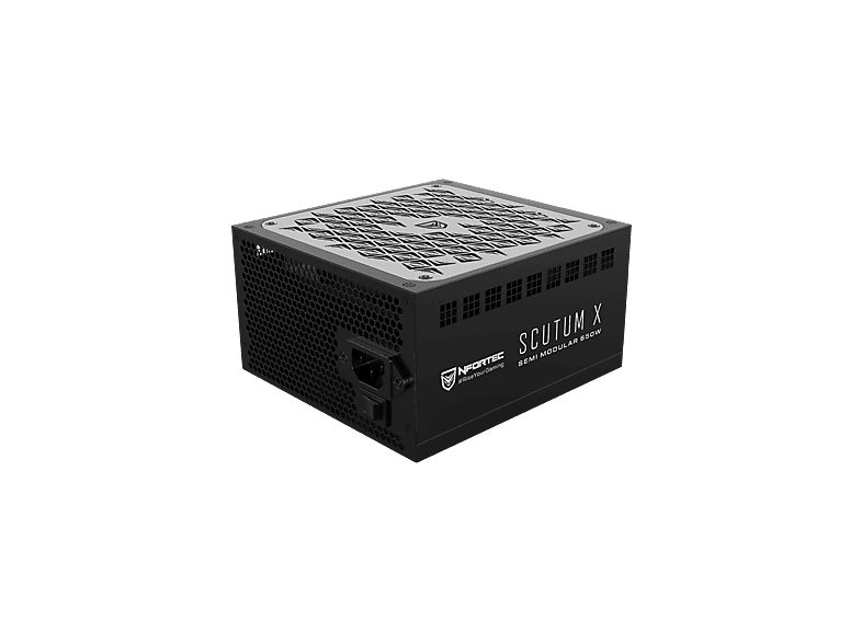 Fuente de alimentación PC  - SCUTUM X SemiMod 650W NFORTEC, Negro