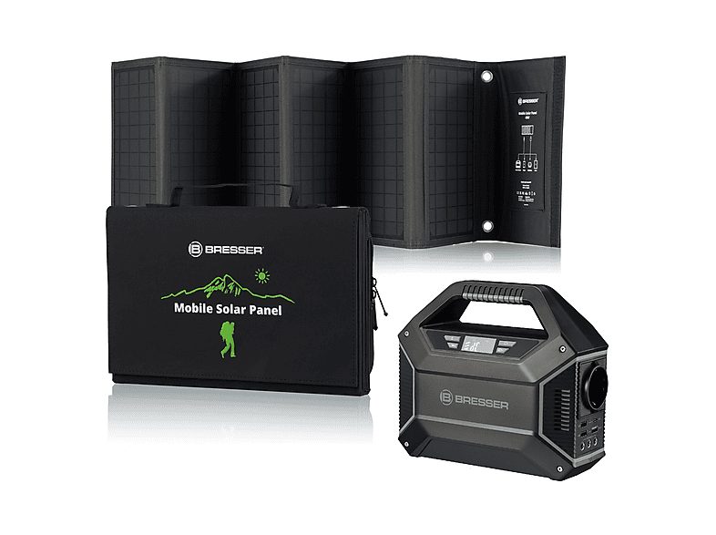 Generador de energía - BRESSER KIT Bat + P.S, 155 W