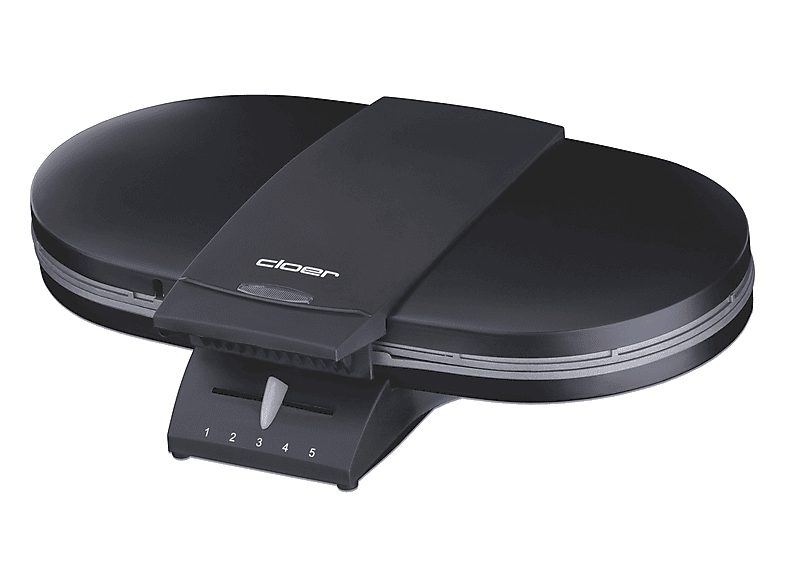 Gofrera - CLOER 1320, 1200 W, Negro