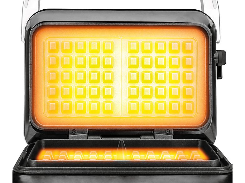 Gofrera - GASTROBACK 42424, 1600 W, Negro