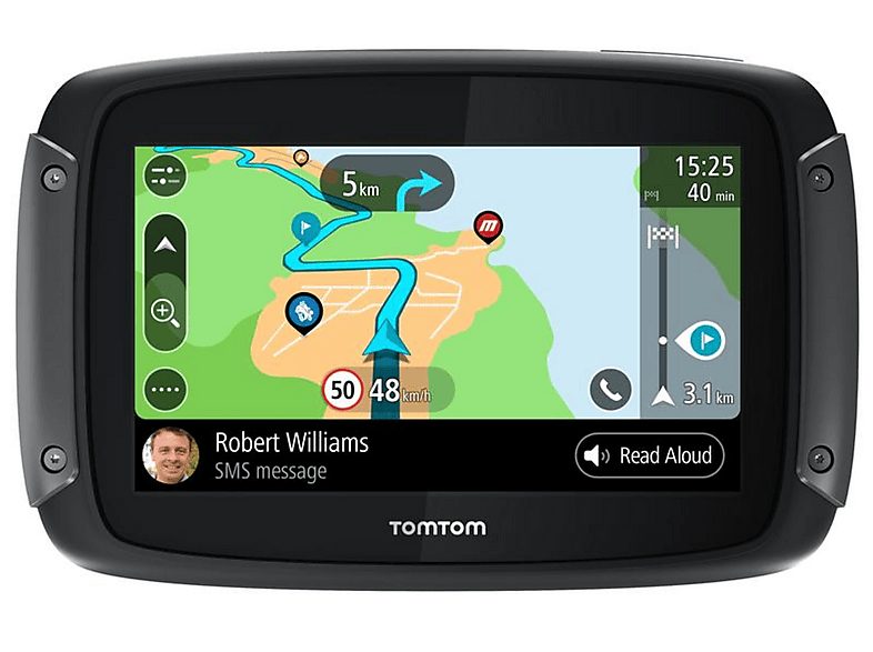GPS  - 1GF0.002.10 TOMTOM, 4,3 "", Europa Mapas, 6 h horas, Negro