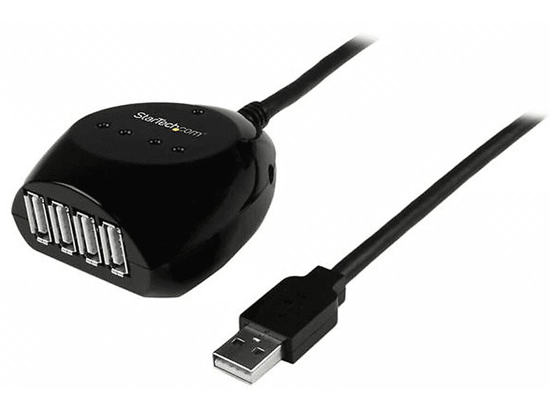 Hub USB  - USB2EXT4P15M STARTECH, Negro