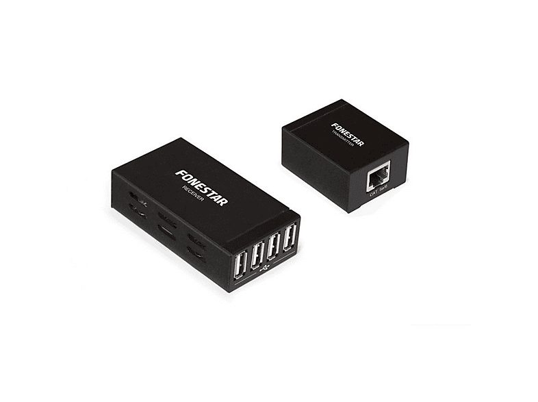 Hub USB/Concentrador  - FO-357U FONESTAR, Negro
