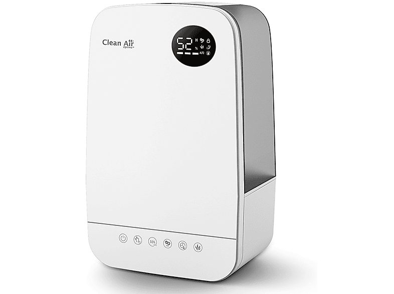 Humidificador - CLEAN AIR OPTIMA CA-606, 5 l, 65 m², Negro, Blanco