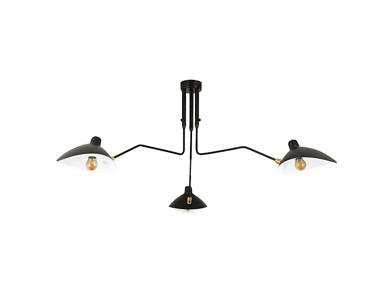 Lámpara colgante  - C034-3-BK ALPINALUZ, Negro