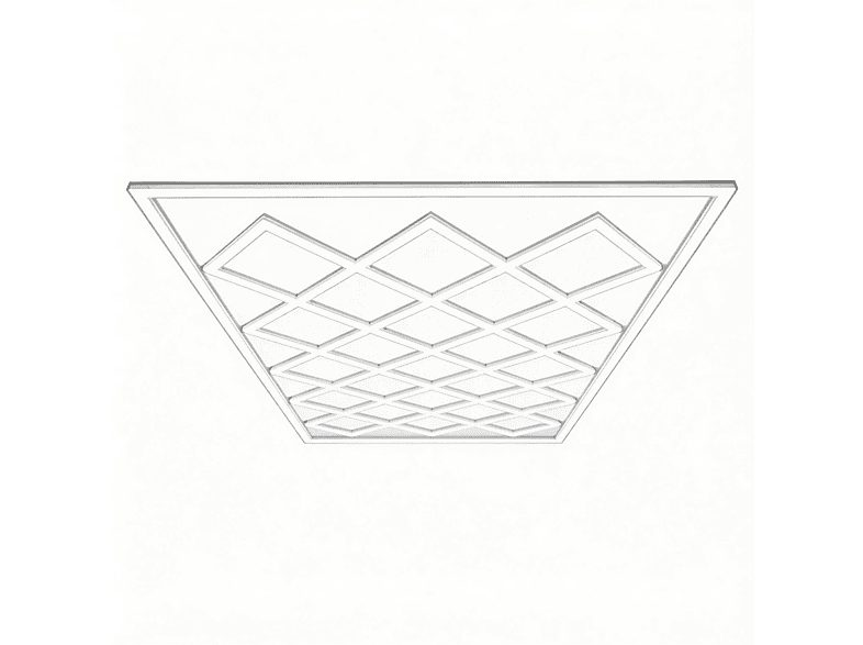 Lámpara de techo LED  - 552W,6500K,2.4x4.8m ,AC100-265V HOLA LED, Blanco